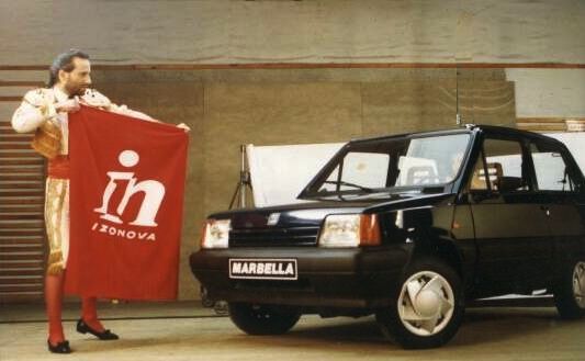 Izonova promuje SEATa Marbell